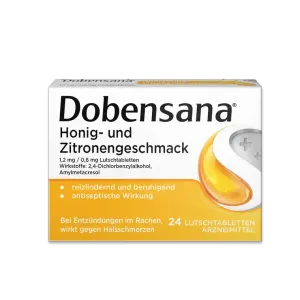Dobensana Honig und Zitronengeschmack Lutschtabletten