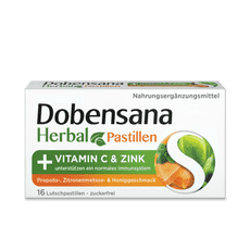 Dobensana Herbal Propolis, Zitronenmelisse & Honiggeschmack 16 Stück