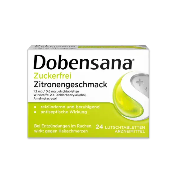 Dobensana Zuckerfrei Zitronengeschmack Lutschtabletten